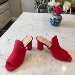 Butter Gilda Suede Block Heel Sandal